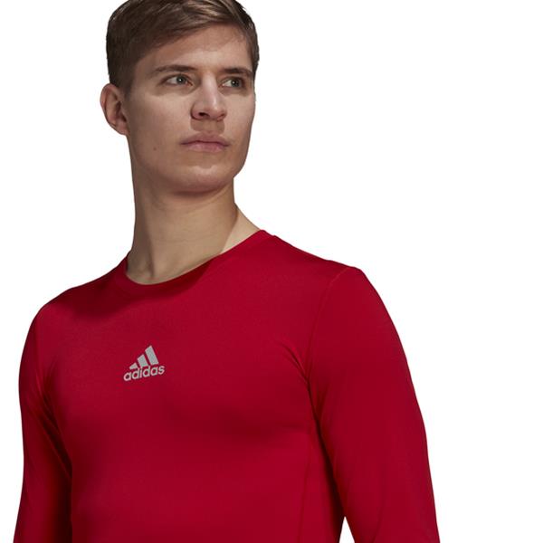 adidas TECHFIT LS TOP Power Red